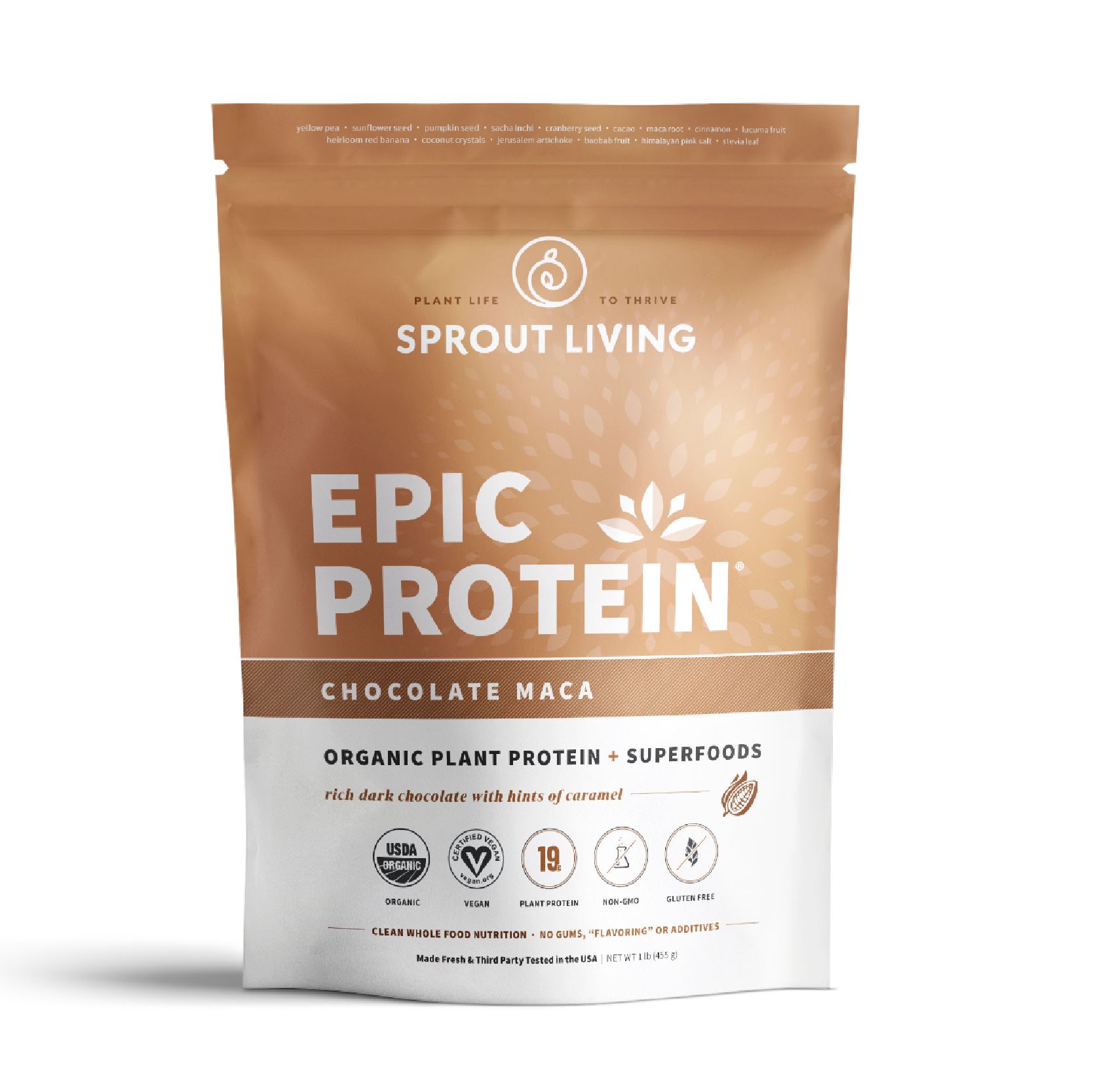 SPROUT CHOCOLATE MACA 1LB